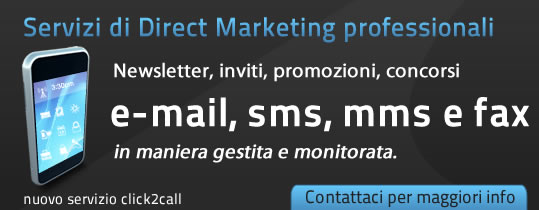 Servizi di direct marketing professionali